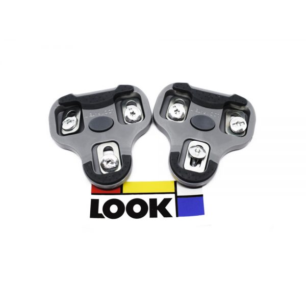 LOOK KEO GRIP CLEATS Gray 4.5 Deg - Anti Slip Keo System - For Klit Road Bike Cleat Pedal Shoes I.316239616